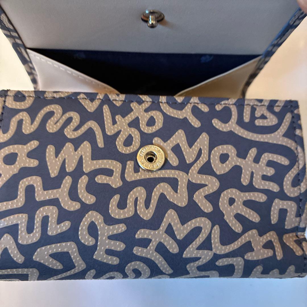 未使用 印傳屋 財布 二つ折り 甲州印伝 インデンヤ