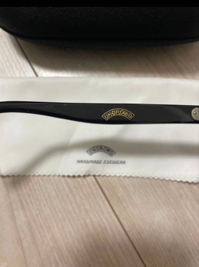 UNCROWD アンクラウド ブルーバード調光眼鏡 ブラック ケース付き