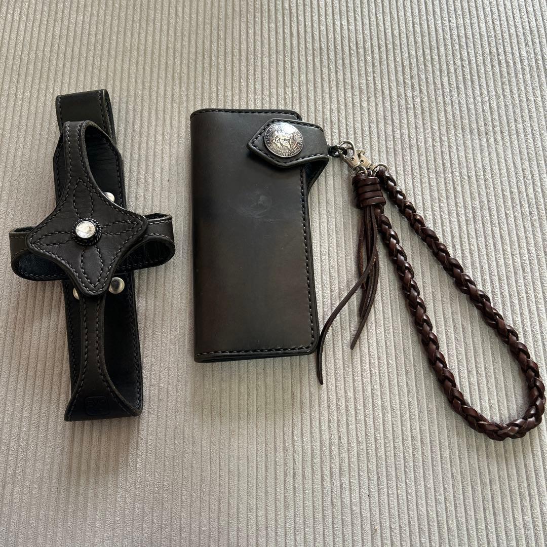 本革 ウォレットホルダー＆チェーン