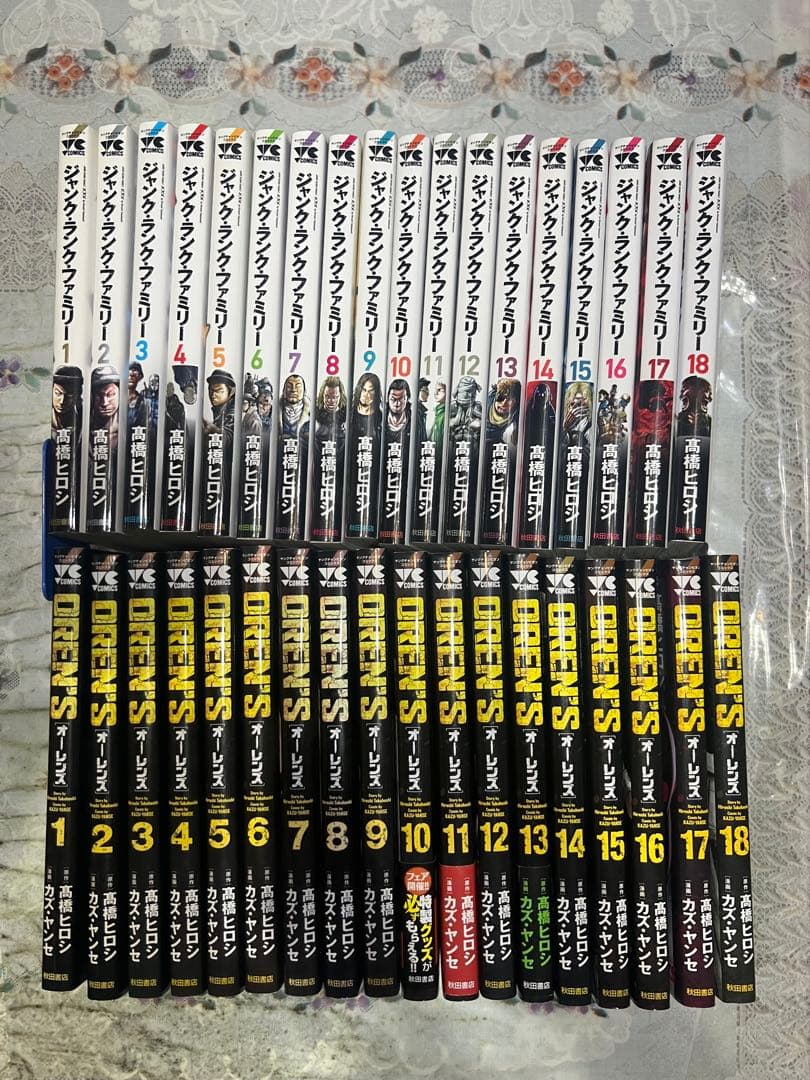 ジャンク．ランク.ファミリー1〜18巻　オーレンズ1〜18巻