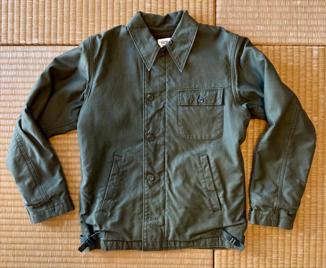 HOUSTON ヒューストン A-2デッキジャケット ミリタリージャケット