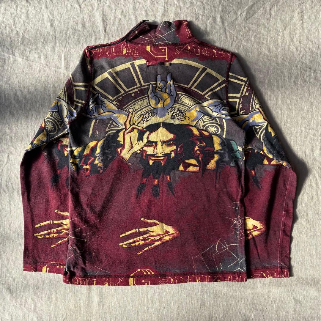 Jean Paul Gaultier ジャンポールゴルチエ 総柄 ロングTシャツ