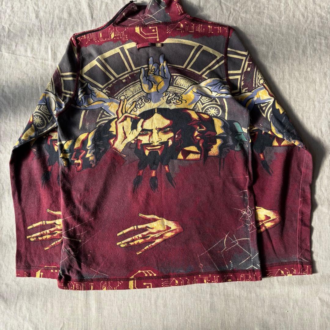 Jean Paul Gaultier ジャンポールゴルチエ 総柄 ロングTシャツ