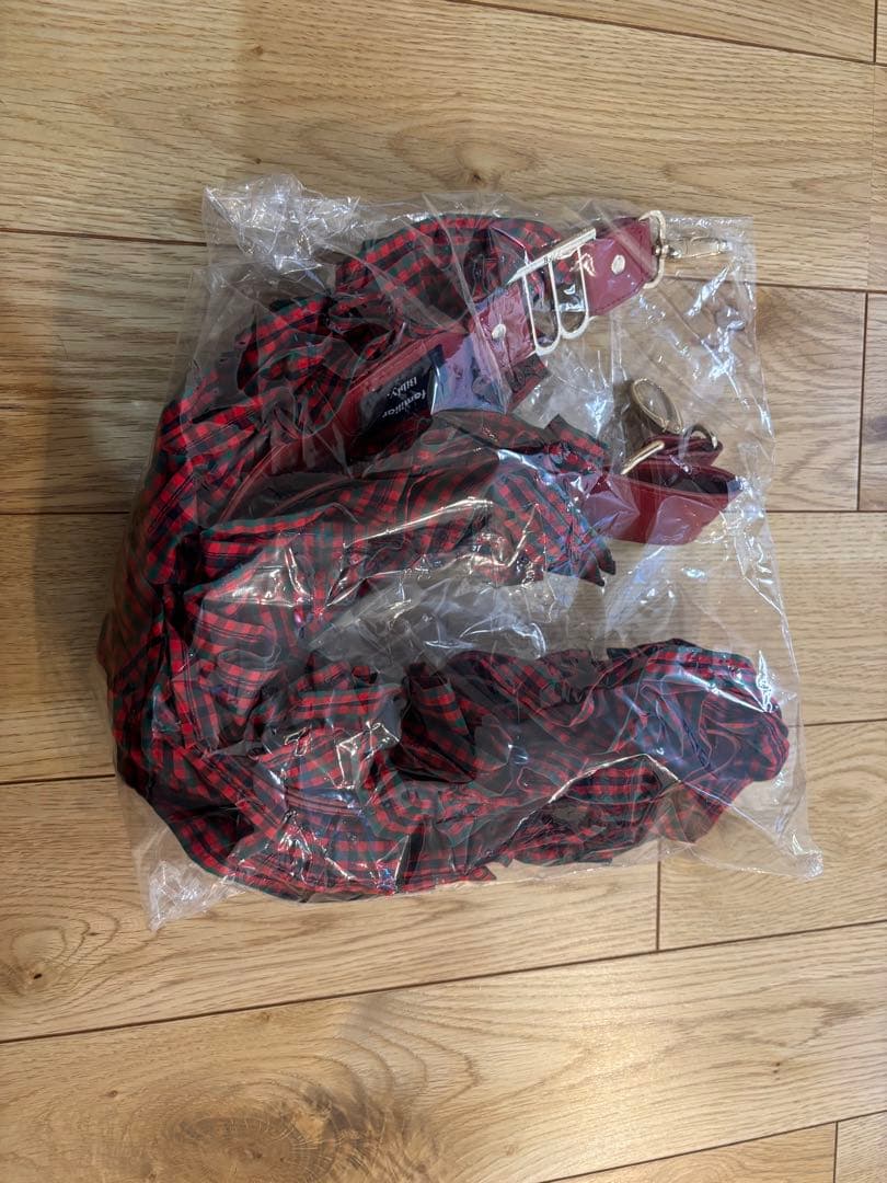 ファミリア　ビビィ　bibiy ショルダーストラップ　赤　新品同様