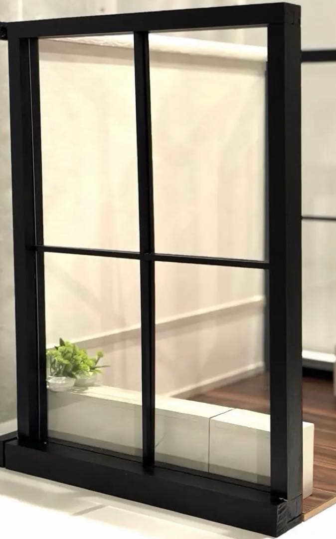 ドールハウス　撮影背景ボード　ハンドメイド☆クローゼットルーム＆チェア3個☆