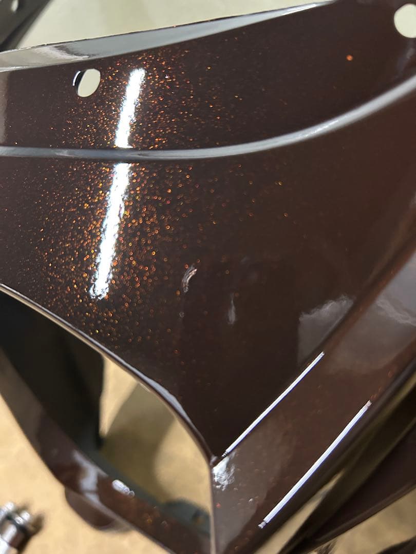 Z650RS ビキニカウル 純正色 キャンディダイヤモンドブラウン ボルト付き