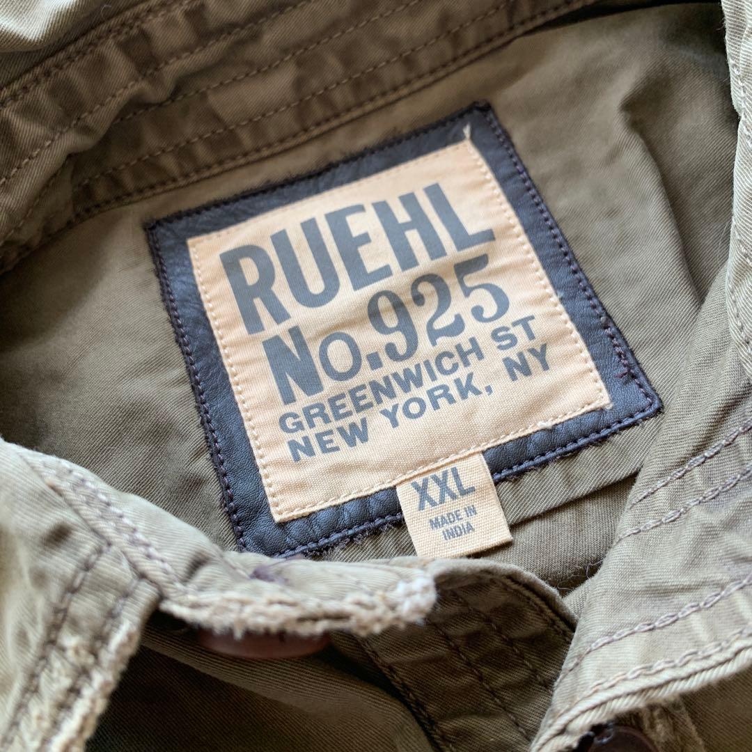 RUEHL No.925 ミリタリーシャツ XXL