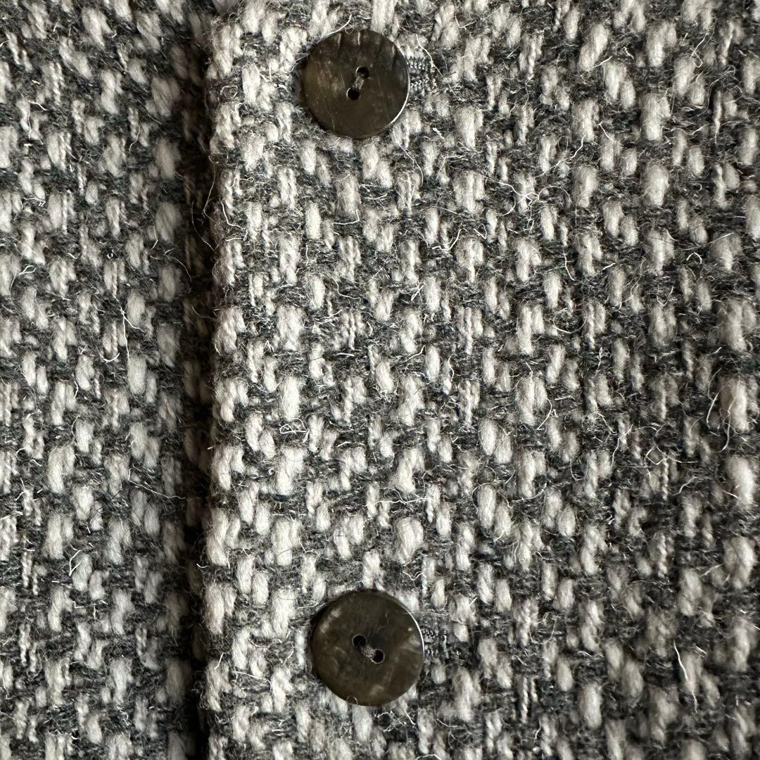 美品▲ Jurgen Lehl ヨーガンレール//ウールコート▲ゆったり グレー