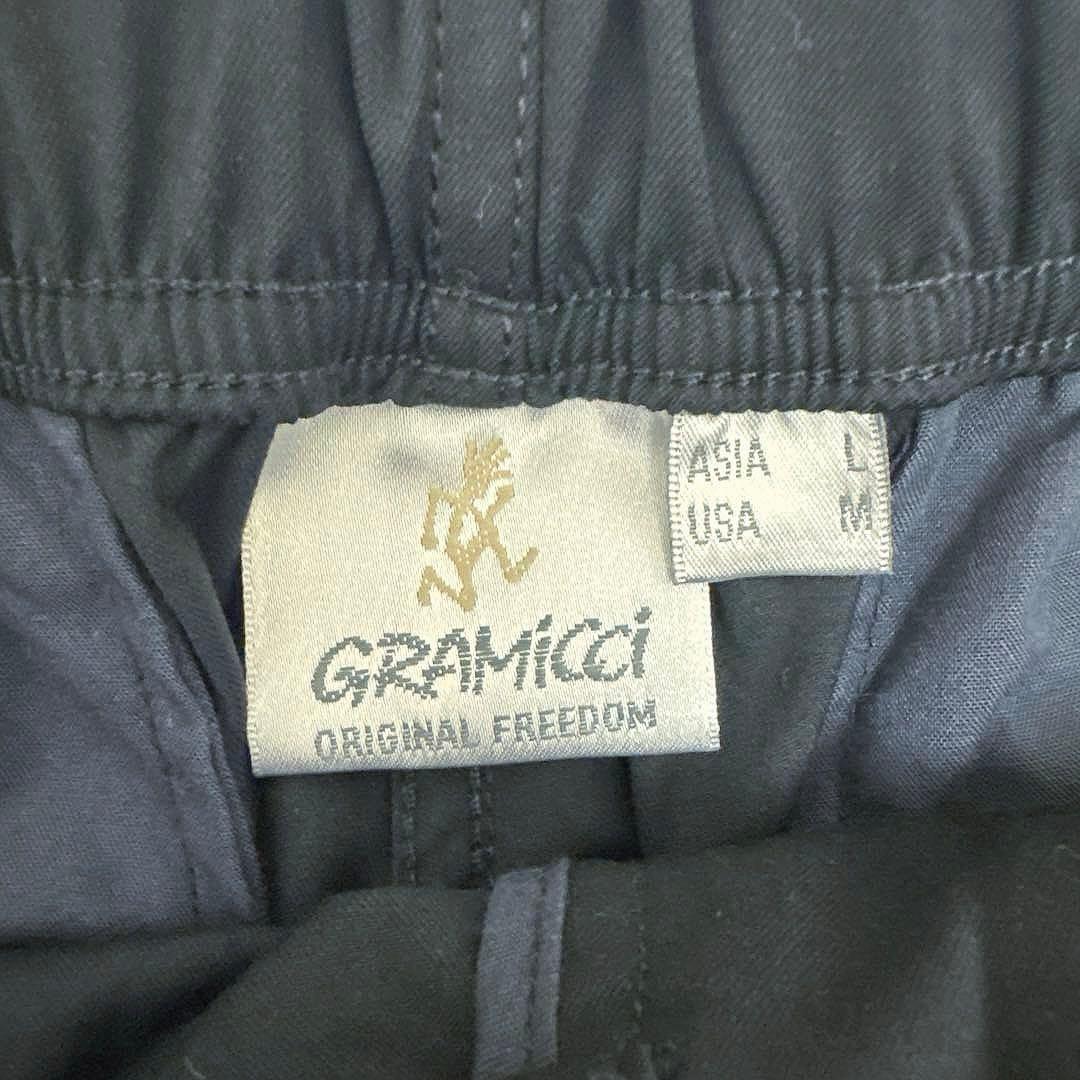 美品❗️グラミチ‼️ギャバジンブラック&ミリタリーワイドパンツ サイズL 2本セット