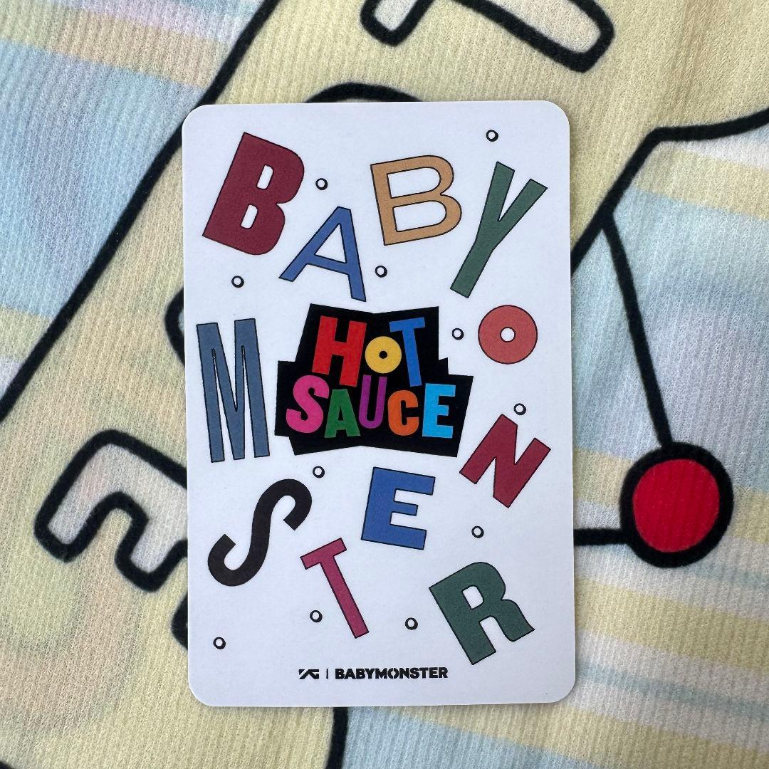 韓国 BABYMONSTER アヒョン 事前収録 HOT SAUCE トレカ