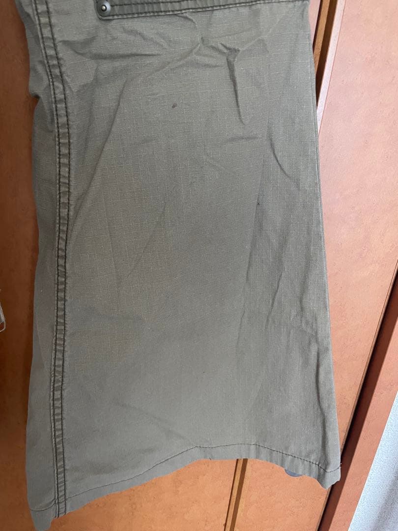 LGB カーキ フレアカーゴパンツ