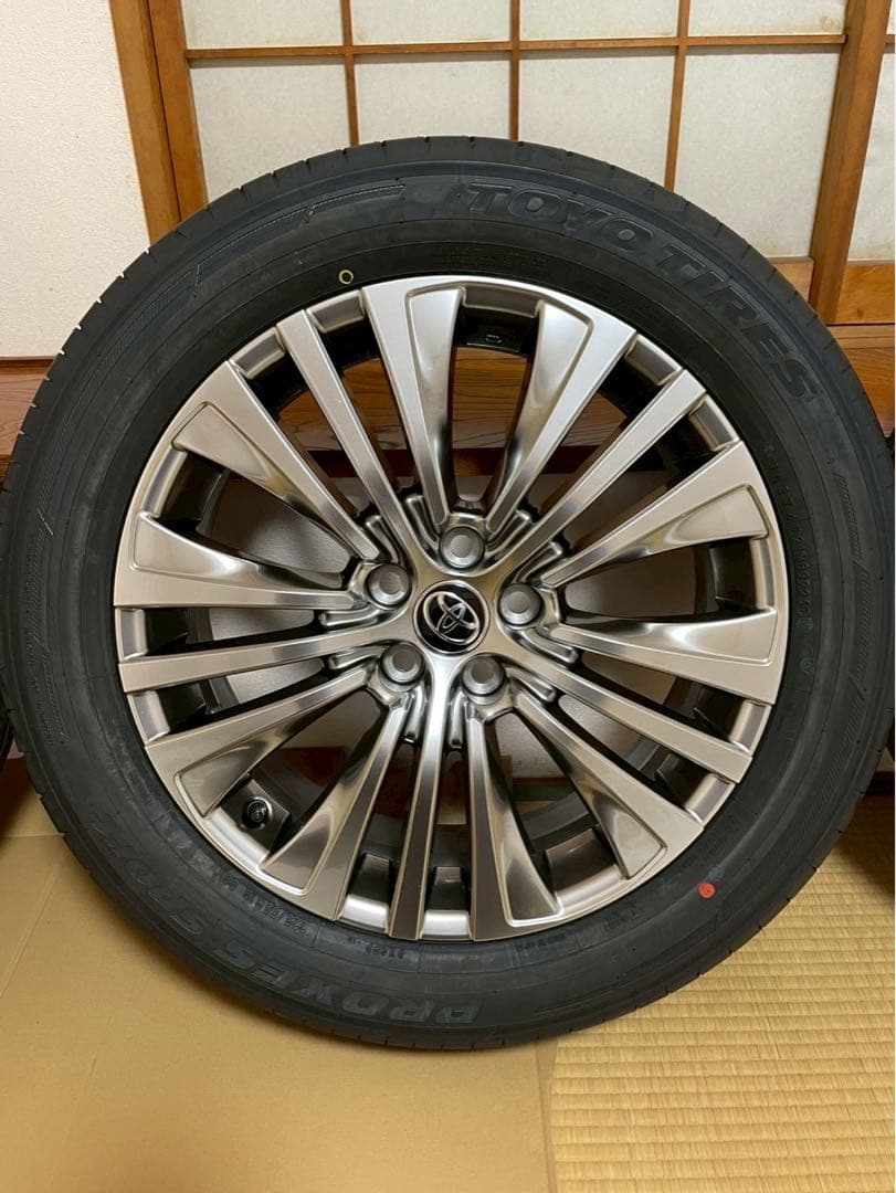80ハリアー純正 TOYO PROXES 19インチホイール4本セット