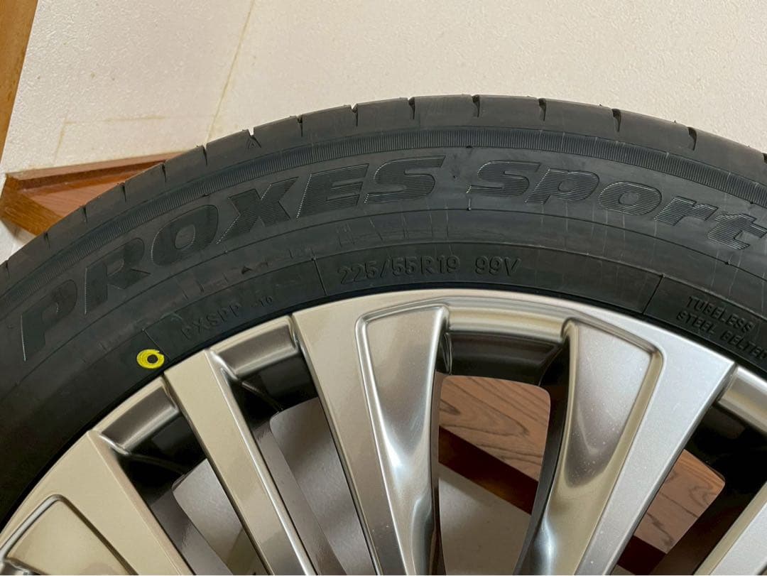 80ハリアー純正 TOYO PROXES 19インチホイール4本セット