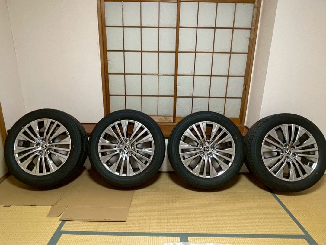 80ハリアー純正 TOYO PROXES 19インチホイール4本セット