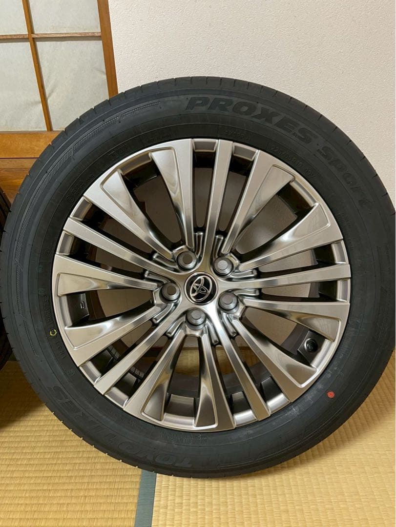 80ハリアー純正 TOYO PROXES 19インチホイール4本セット