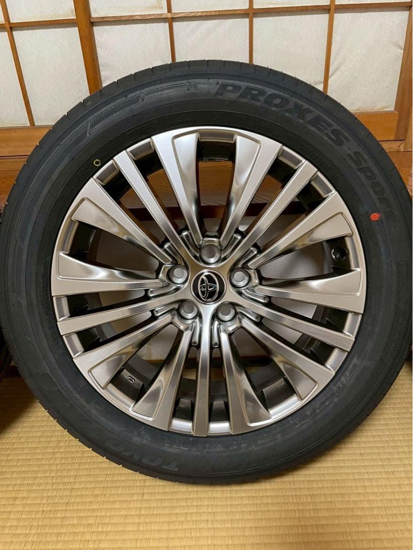 80ハリアー純正 TOYO PROXES 19インチホイール4本セット