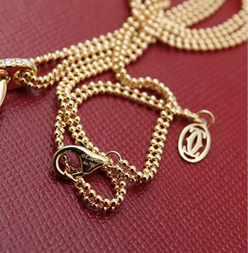 カルティエ　トリニティ ミディアム ダイヤ ネックレス　新作