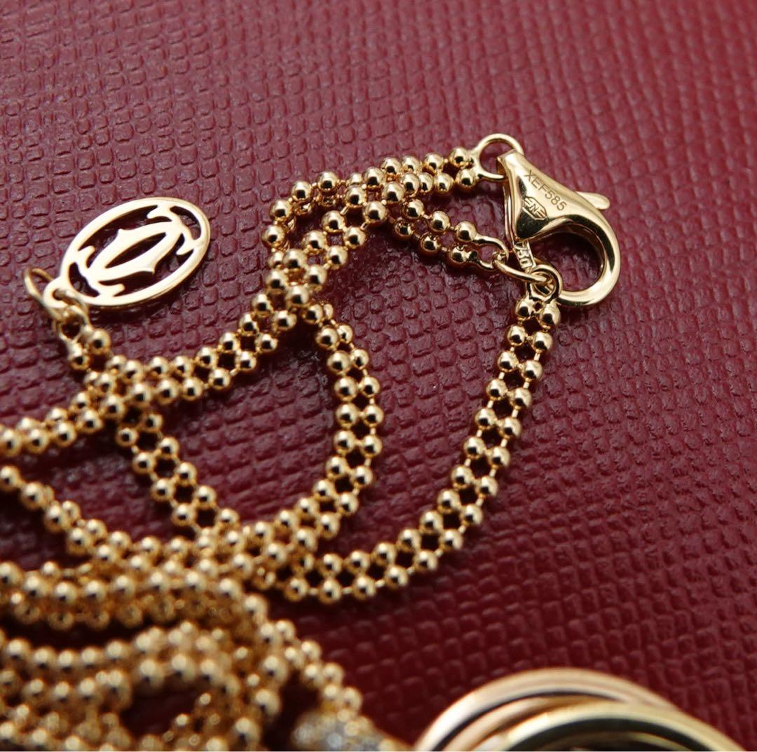 カルティエ　トリニティ ミディアム ダイヤ ネックレス　新作