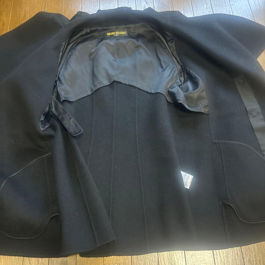 美品　HIROKO KOSHINO プレミア タグ付カシミヤショートコート