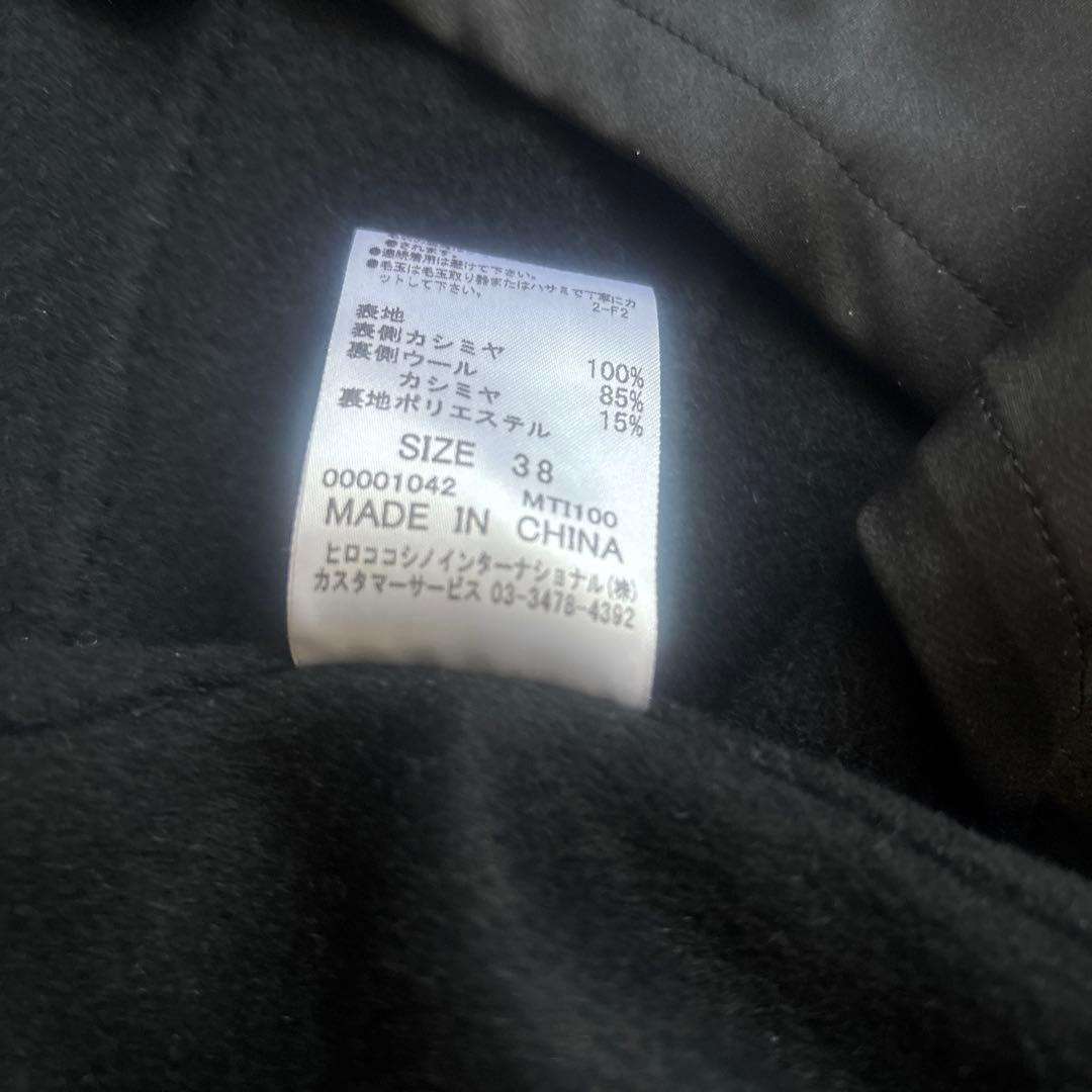 美品　HIROKO KOSHINO プレミア タグ付カシミヤショートコート