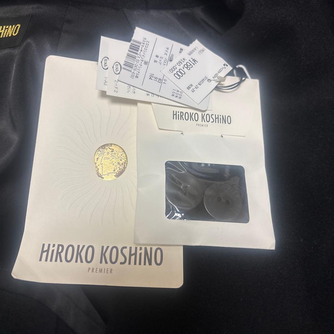 美品　HIROKO KOSHINO プレミア タグ付カシミヤショートコート