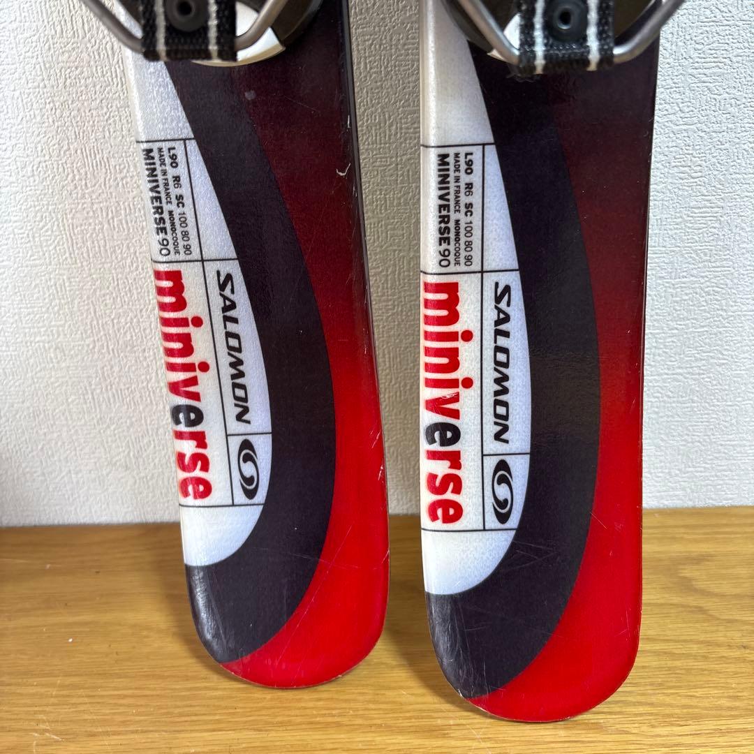 レディース　ショートスキーセット　ファンスキー　SALOMON22-22.5cm