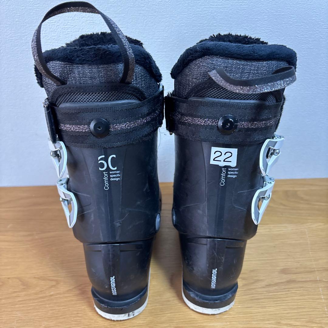 レディース　ショートスキーセット　ファンスキー　SALOMON22-22.5cm