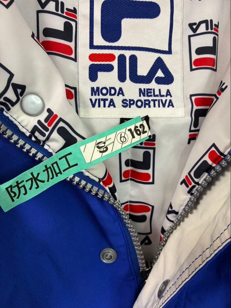 90s FILA フィラ　ヴィンテージ　スノボウェア　スキーウェア　LL 大きめ