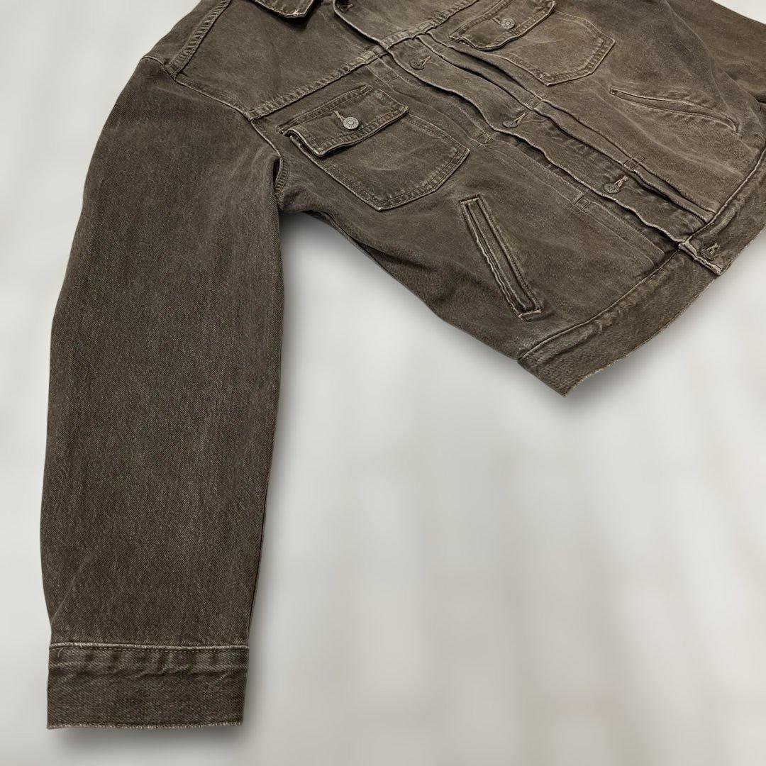 値下げ ダブルアールエル RRL 三ツ星 USA製 先染め 2nd Gジャン M