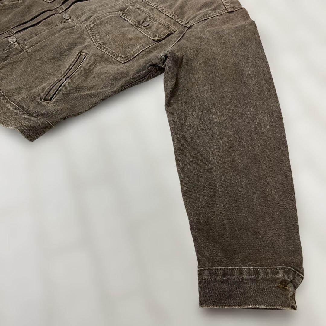 値下げ ダブルアールエル RRL 三ツ星 USA製 先染め 2nd Gジャン M