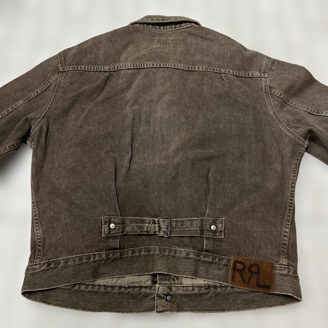 値下げ ダブルアールエル RRL 三ツ星 USA製 先染め 2nd Gジャン M