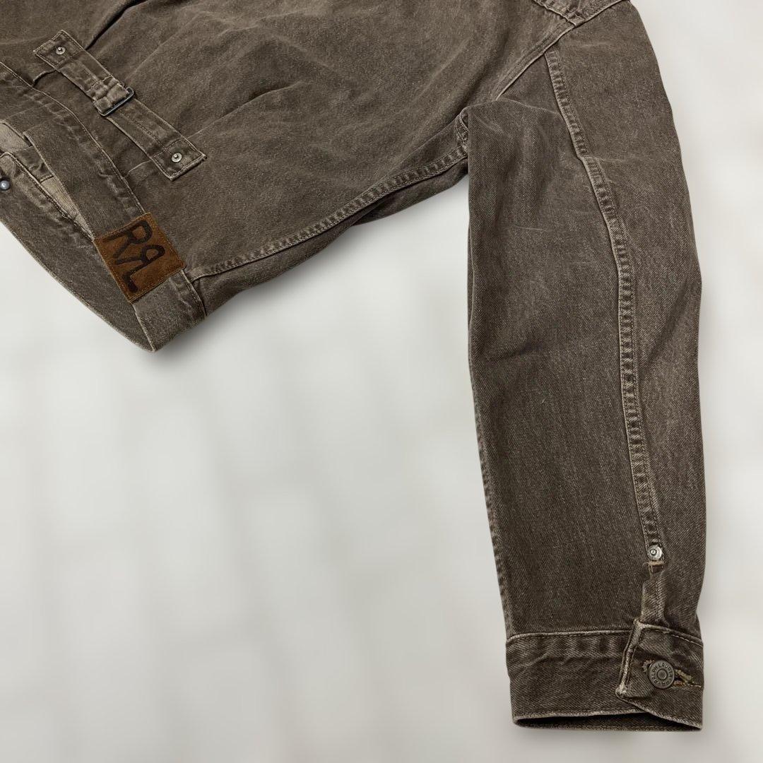 値下げ ダブルアールエル RRL 三ツ星 USA製 先染め 2nd Gジャン M