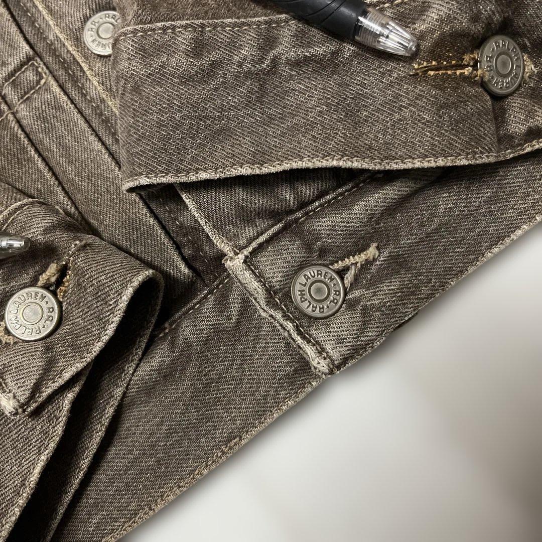 値下げ ダブルアールエル RRL 三ツ星 USA製 先染め 2nd Gジャン M