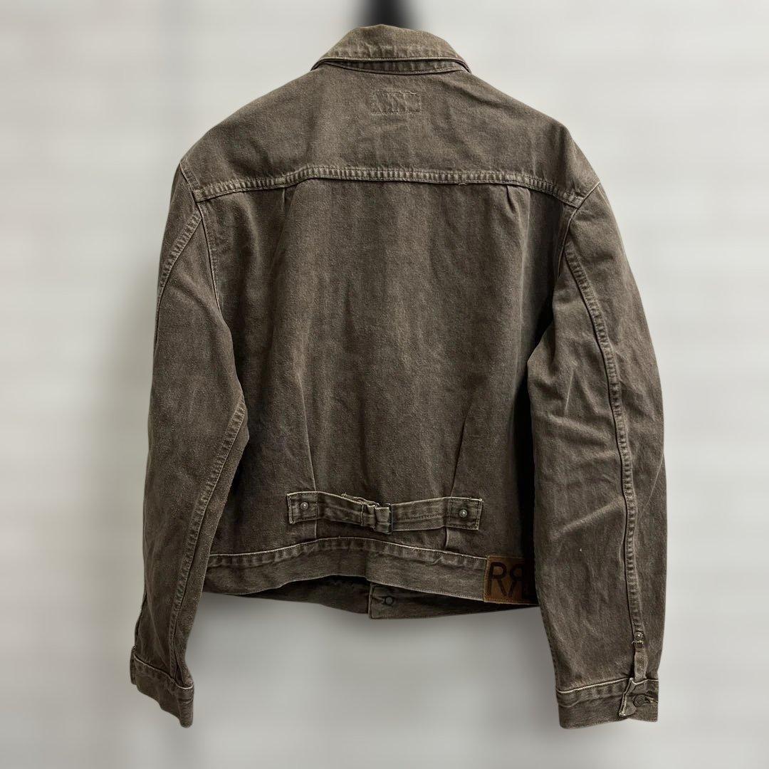 値下げ ダブルアールエル RRL 三ツ星 USA製 先染め 2nd Gジャン M