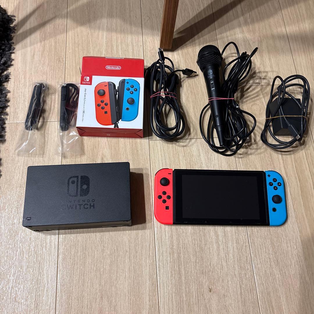 Nintendo Switch 本体 赤/青 Joy-Con マイク付き