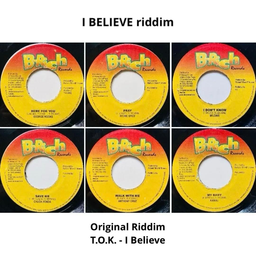 レゲエ I BELIEVEリディム 6枚