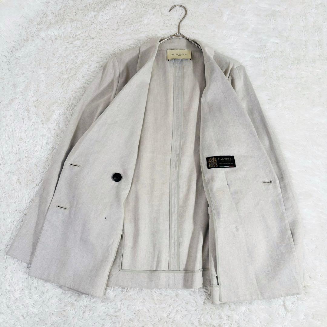 610 ユナイテッドアローズ ダブルテーラードジャケット 定価4.5万 マンテコ