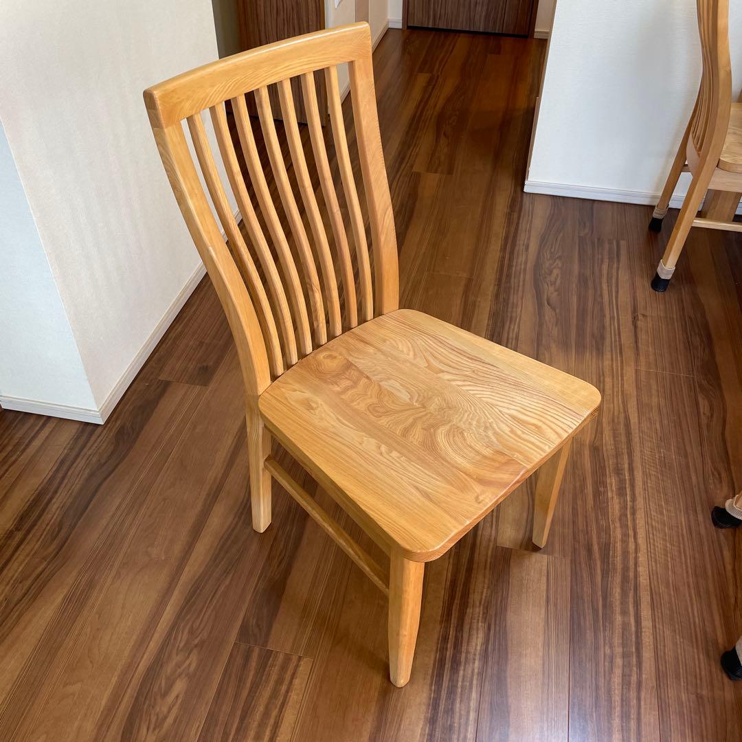木製ダイニングチェア④