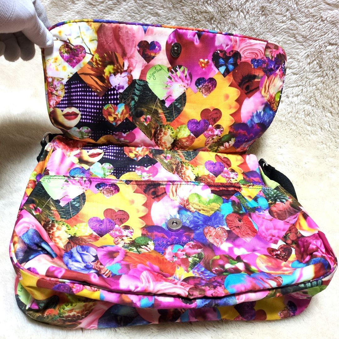 レスポートサック 蜷川実花コラボ ハート ハワイ ショルダーバッグ