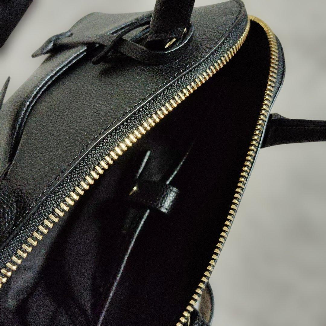 【美品】mica della valle　バッグ　ブラック