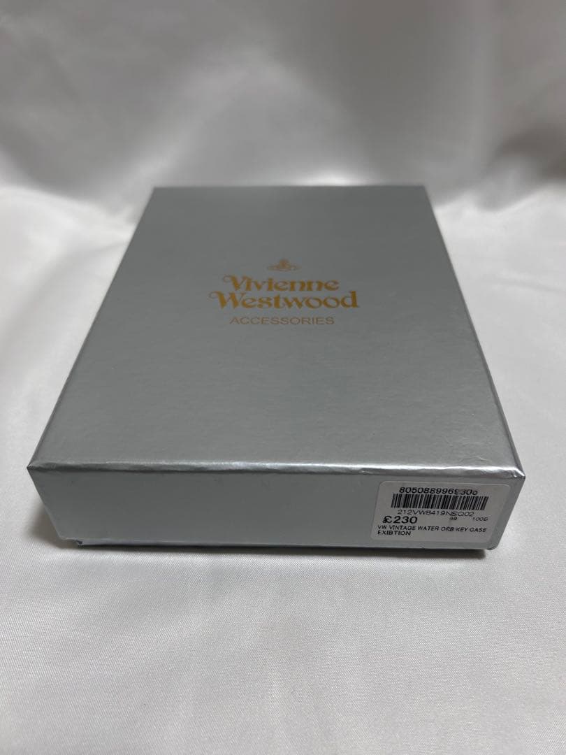 Vivienne Westwoodチェック柄キーケース パープル