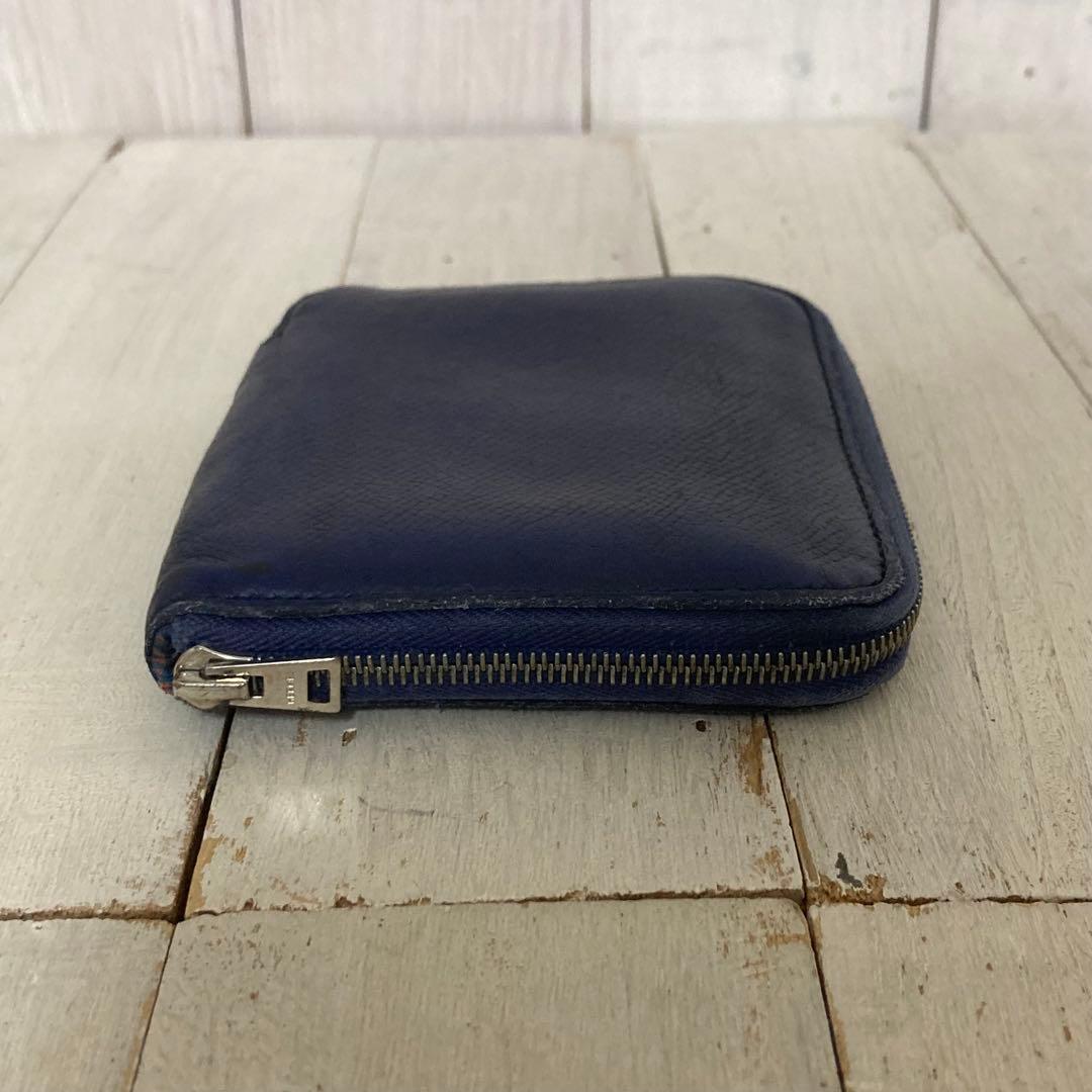 HERMES エルメス ケース アザップ シルクイン コンパクト ネイビー