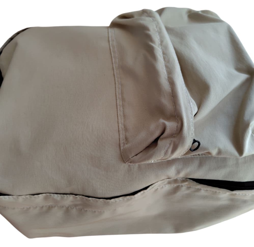 【フナコガ様】オリジナルバックパック　ナイロン　ベージュ　リュック