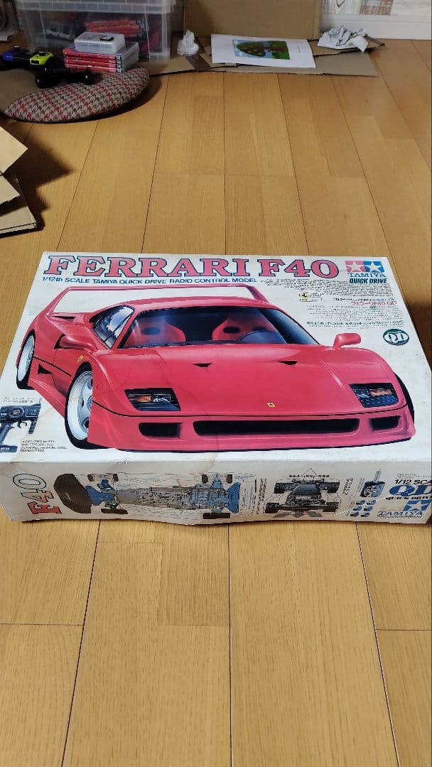 実働品 タミヤ FERRARI F40 1/10 クイックドライブ QD