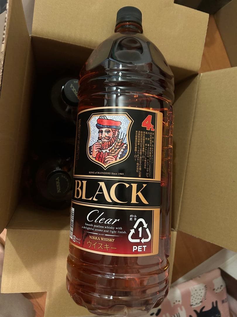 ブラックニッカ ウイスキー4000ml ブラックニッカ クリア 四缶