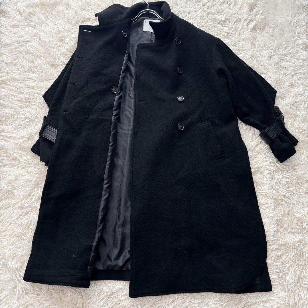 ✨美品✨ リムアーク 21AW カシミヤブレンドポンチョコート スタンドカラー