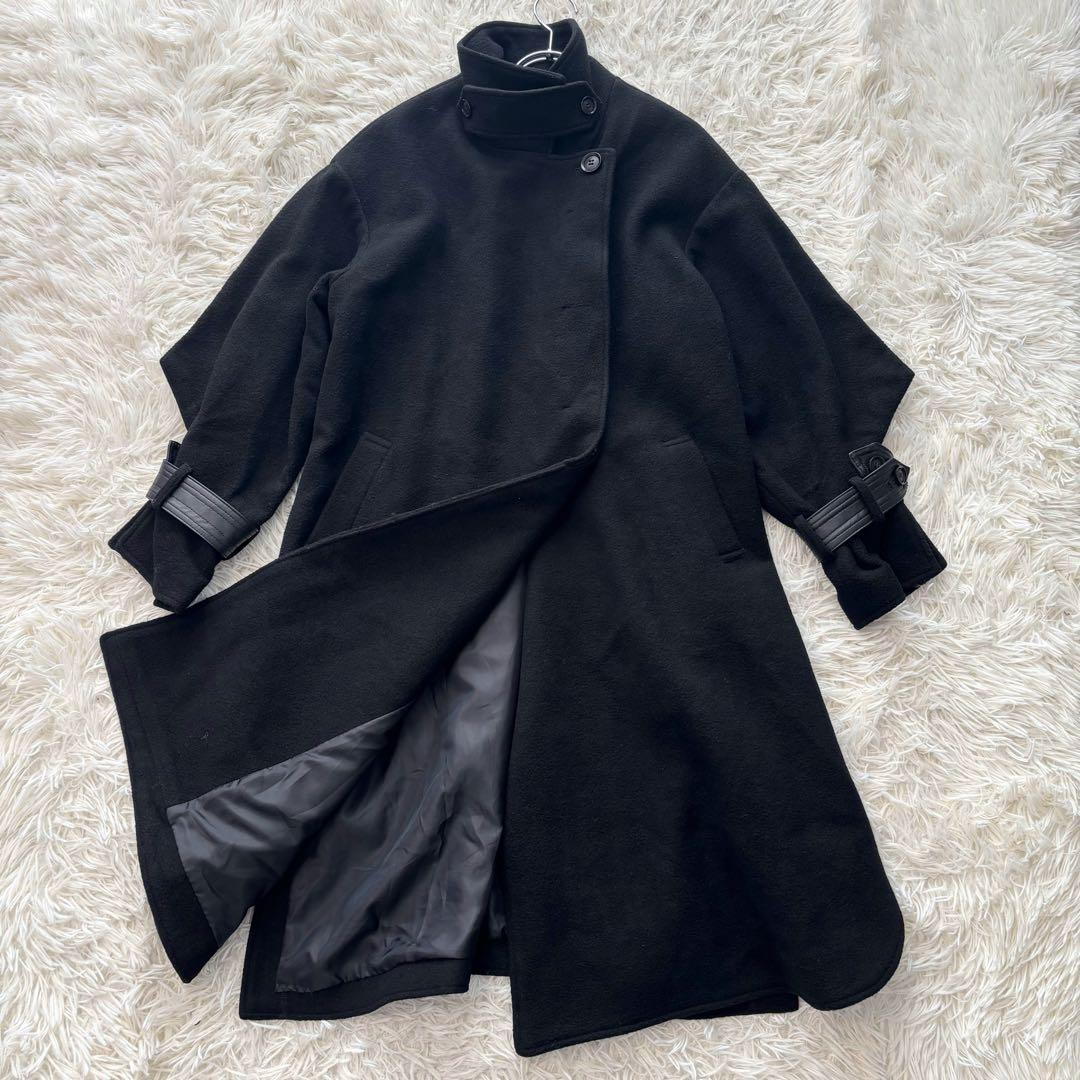 ✨美品✨ リムアーク 21AW カシミヤブレンドポンチョコート スタンドカラー