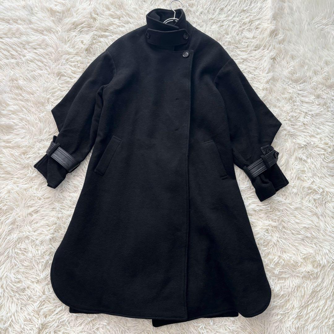 ✨美品✨ リムアーク 21AW カシミヤブレンドポンチョコート スタンドカラー