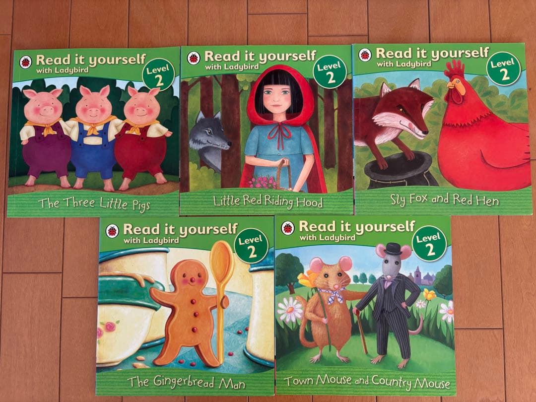 昔話レベル別英語絵本　18冊　レディーバード