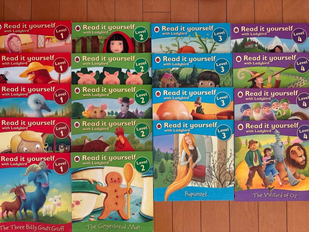 昔話レベル別英語絵本　18冊　レディーバード